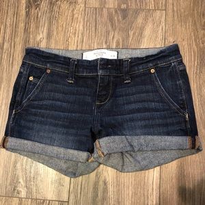 A&F Perfect Stretch Jean Shorts